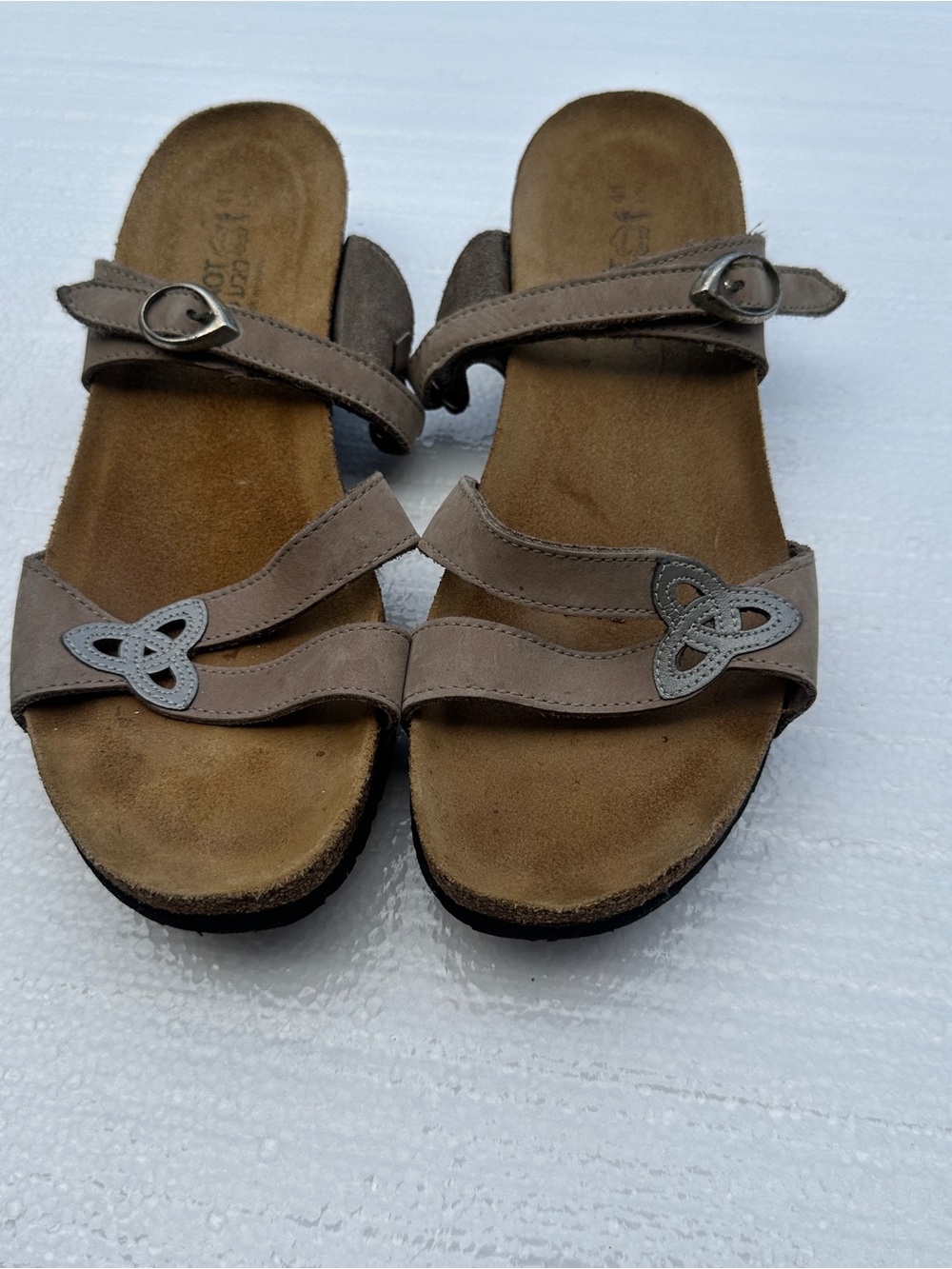 NAOT Jordana Women's Brown Leather Sandals Size 41